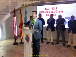 Exposición 100 Años de Futbol en Mula